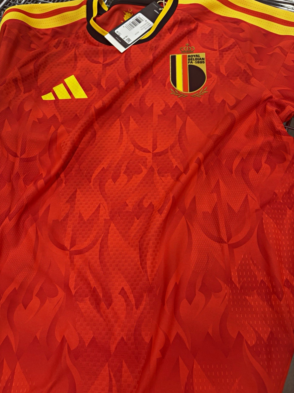 Belgium National Team authentic Jersey size medium Belgium National Team authentic Jersey size medium
