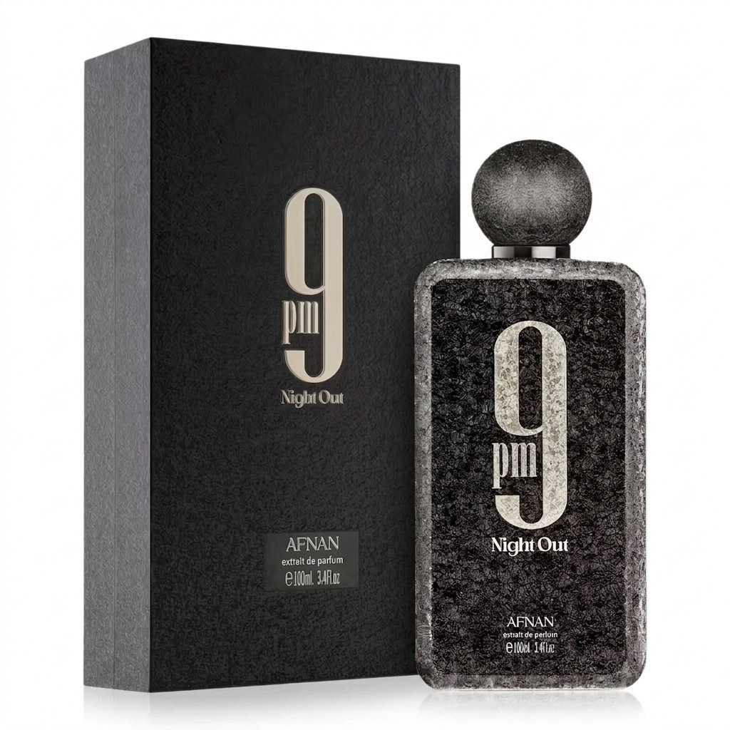 Afnan 9PM Night Out Extrait De Parfum 3.4 oz / 100 ml For Men - New In Box Afnan 9PM Night Out Extrait De Parfum 3.4 oz / 100 ml For Men - New In Box