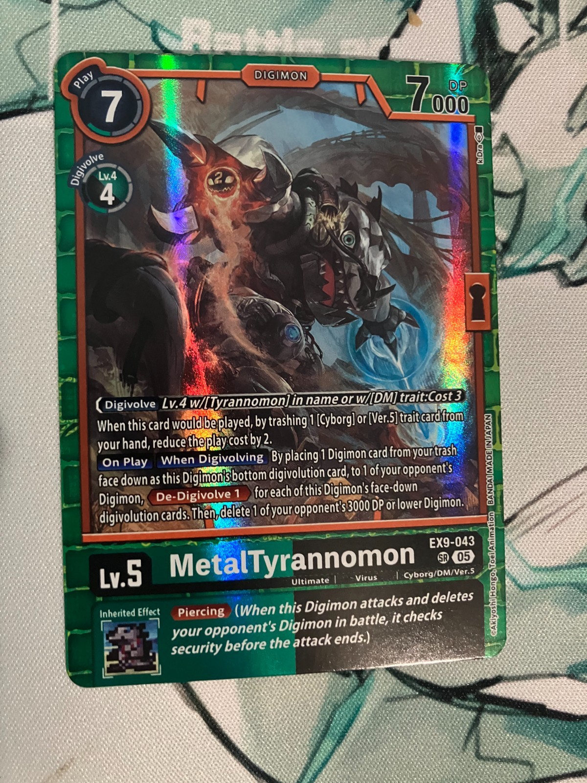 MetalTyrannomon EX9-043 SR Digimon CCG | Versus Monsters NM MetalTyrannomon EX9-043 SR Digimon CCG | Versus Monsters NM