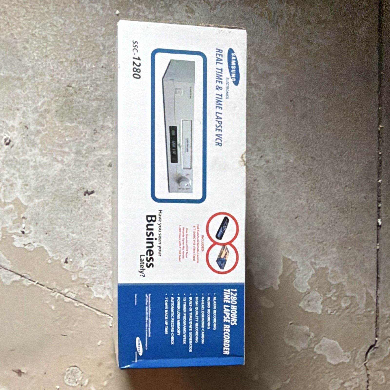 Samsung SSC-1280 Digital Time Lapse VCR Security Recorder 1280 Hours Samsung SSC-1280 Digital Time Lapse VCR Security Recorder 1280 Hours
