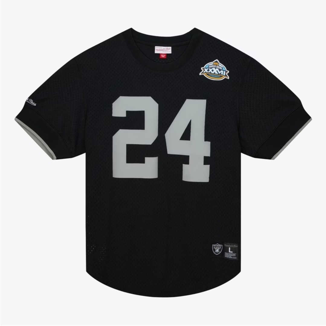 Oakland Raiders Charles Woodson Mitchell & Ness Black Mesh Shirt Jersey XL RARE Oakland Raiders Charles Woodson Mitchell & Ness Black Mesh Shirt Jersey XL RARE