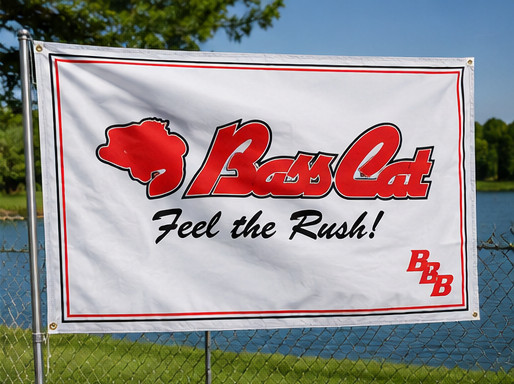 Bass Cat Boats Flag 3x5 FT with Grommets – Feel the Rush Outdoor Fishing Boat