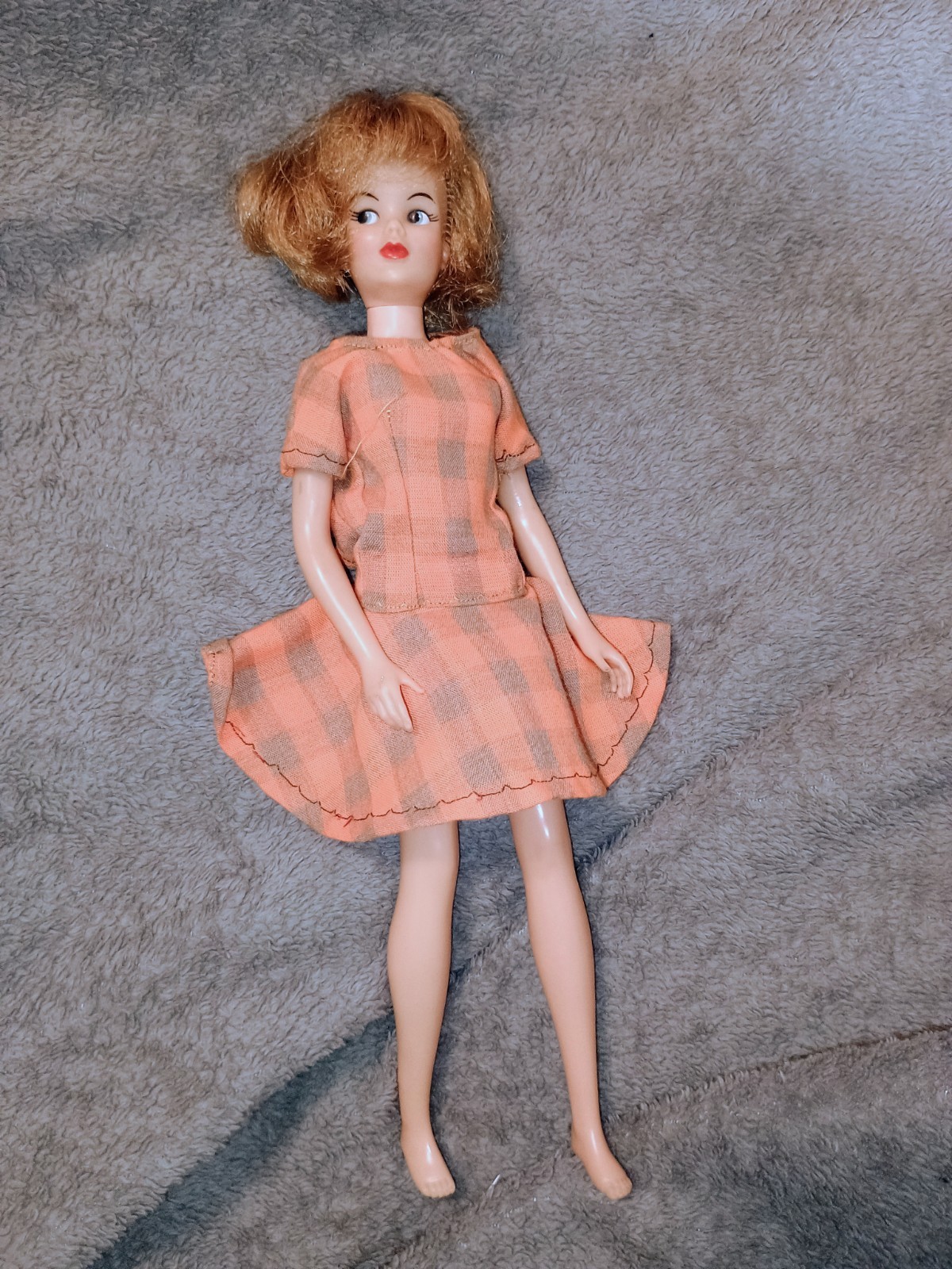 Vtg 1965 Ideal Tammy Doll Grown Up T12 Head T12 Body Auburn Bendable Legs 12 In