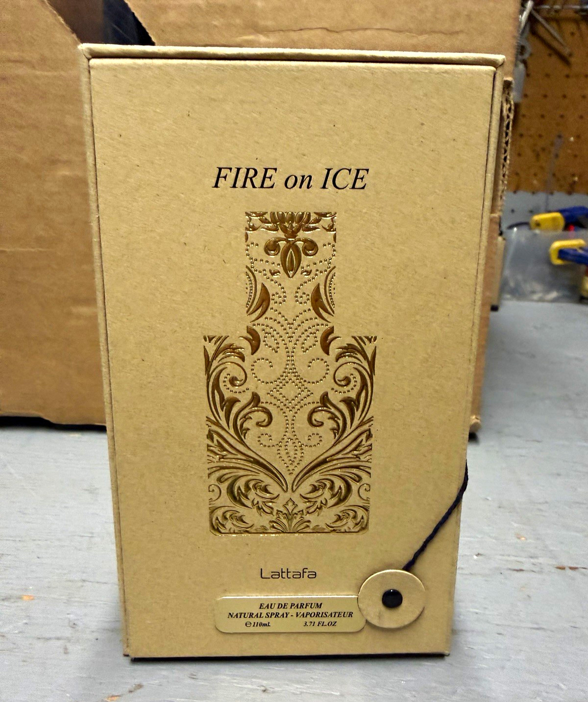 Lattafa Fire on Ice Eau de Parfum Natural Spray 3.71 fl oz Regular Size Lattafa Fire on Ice Eau de Parfum Natural Spray 3.71 fl oz Regular Size