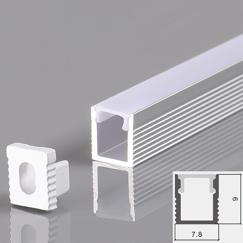 10pcs LED Strip Light Channel 2M each Aluminum Profile Channel Holder U/V/W Type
