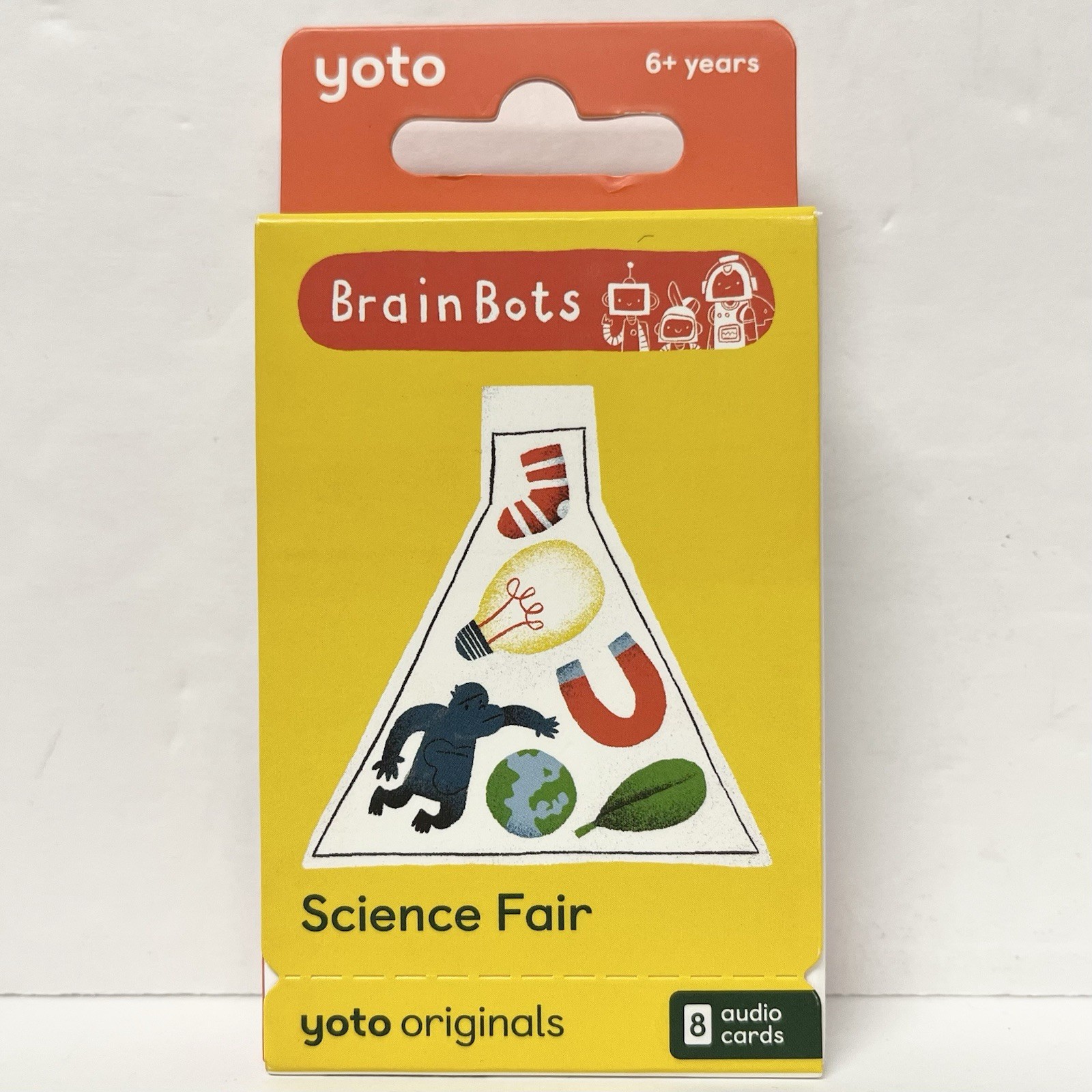 Yoto BrainBots Science Fair - 8 Kids Audiobook Cards for Use with Player & Mini Yoto BrainBots Science Fair - 8 Kids Audiobook Cards for Use with Player & Mini