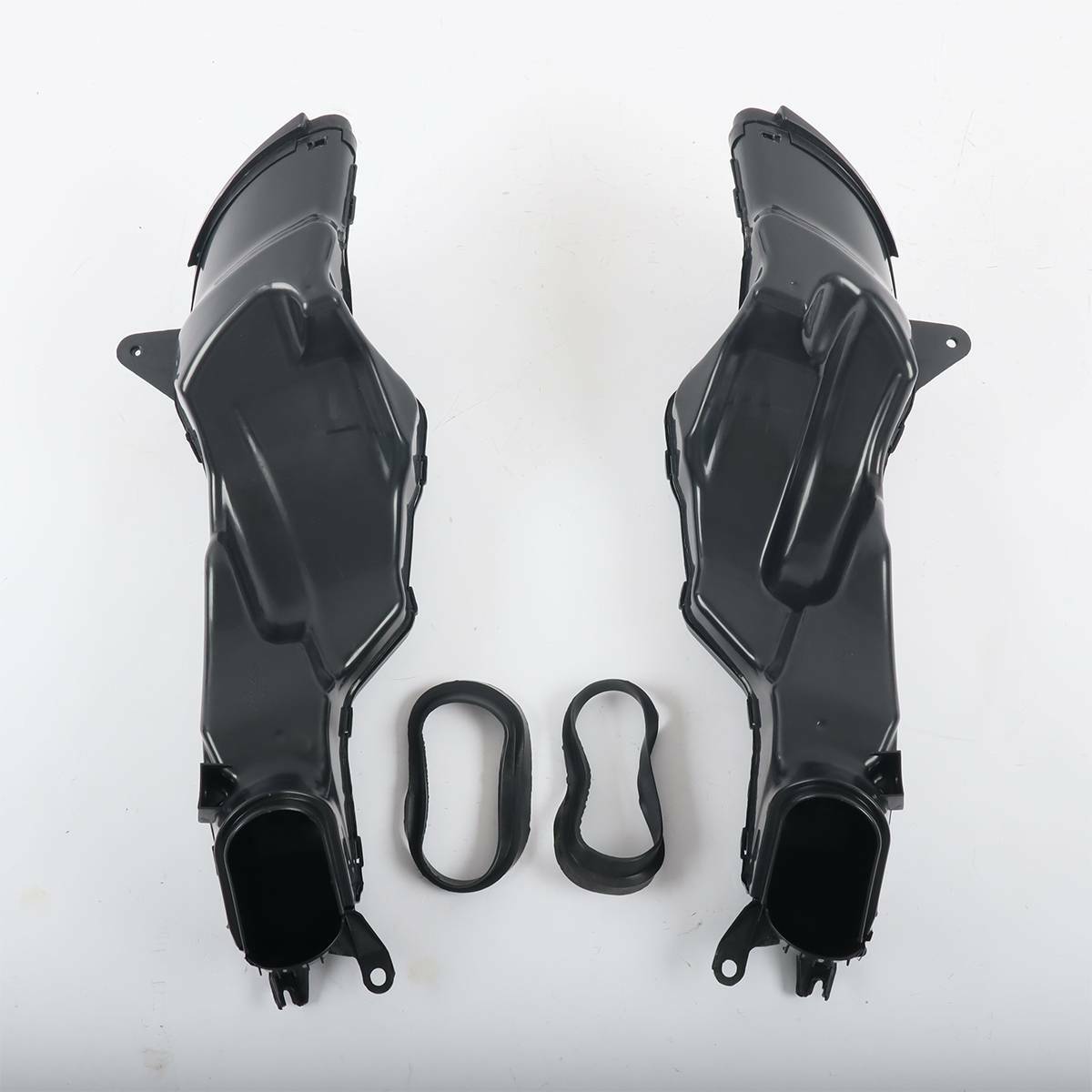 For SUZUKI GSXR1000 2009-2016 GSXR 1000 Black ABS Ram Air Intake Tube Duct Ducts