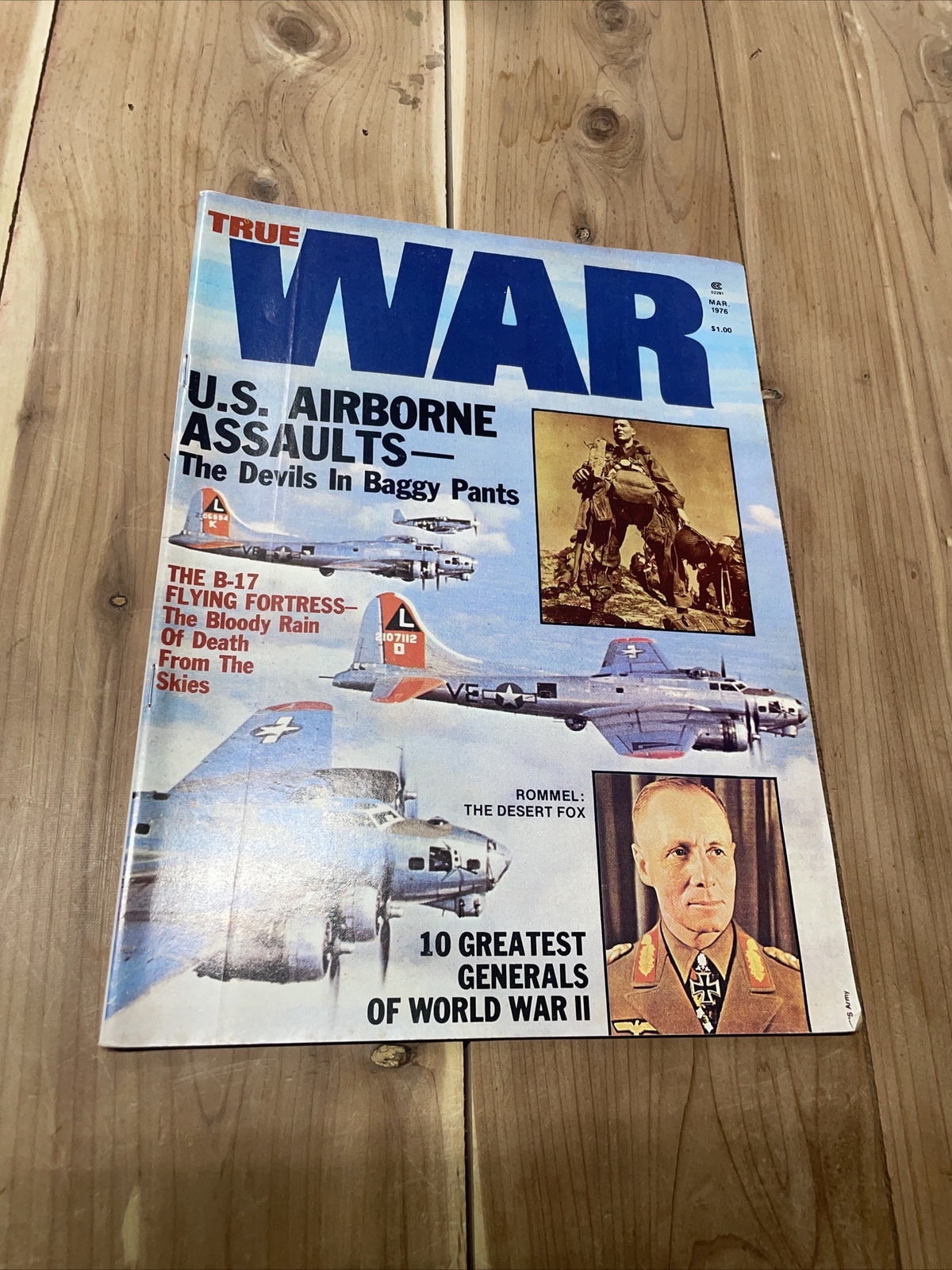 VTG True War Magazine March 1976 U.S. Airborne Assaults The Devils No Label VTG True War Magazine March 1976 U.S. Airborne Assaults The Devils No Label