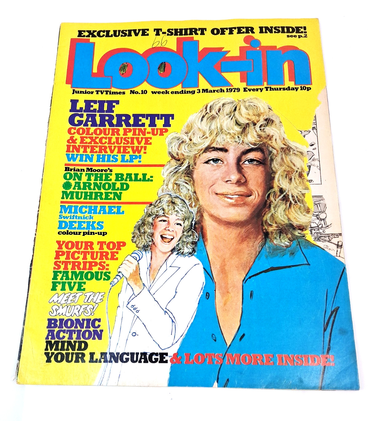 RARE Vintage Look-In Magazine 1979 Vol.10 Nostalgic British Music TV Collectible