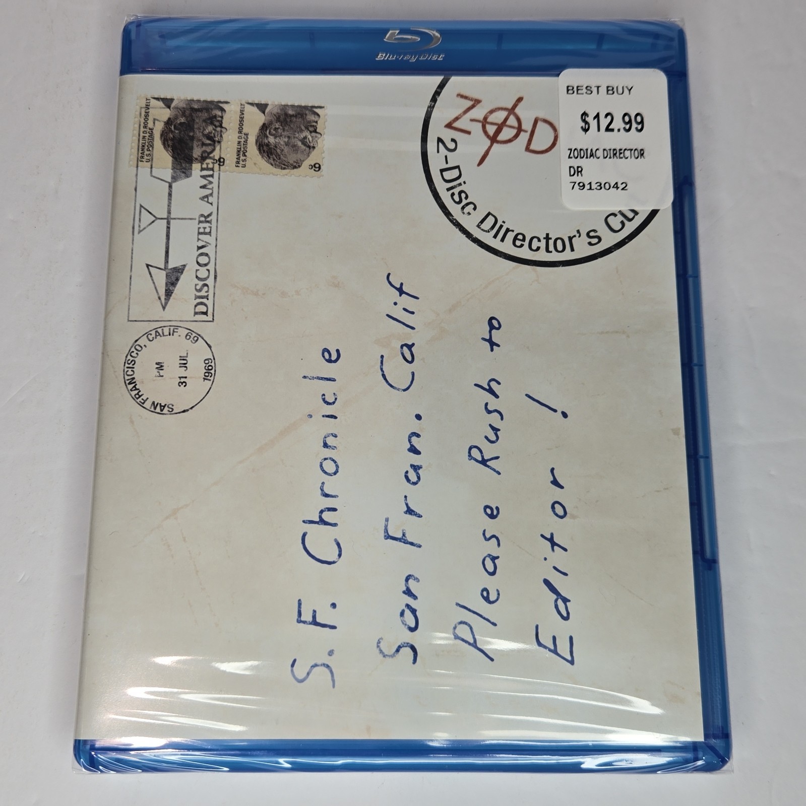 New Sealed 2007 Zodiac Director\'s Cut Blu-Ray 2-Disc Set Robert Downey Jr New Sealed 2007 Zodiac Director\'s Cut Blu-Ray 2-Disc Set Robert Downey Jr