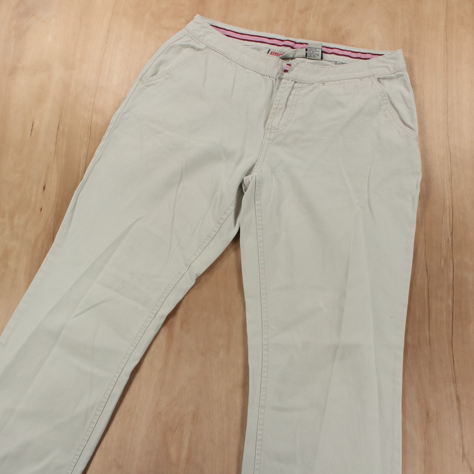 vtg AEROPOSTALE low rise bootcut twill chino pants sz 5 / 6 00s y2k