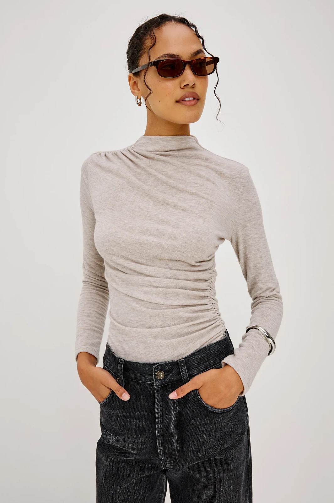 RAILS New Women's Joelle Top Heather Oatmeal All Sizes Ships Free (MSRP $168+) RAILS New Women's Joelle Top Heather Oatmeal All Sizes Ships Free (MSRP $168+)