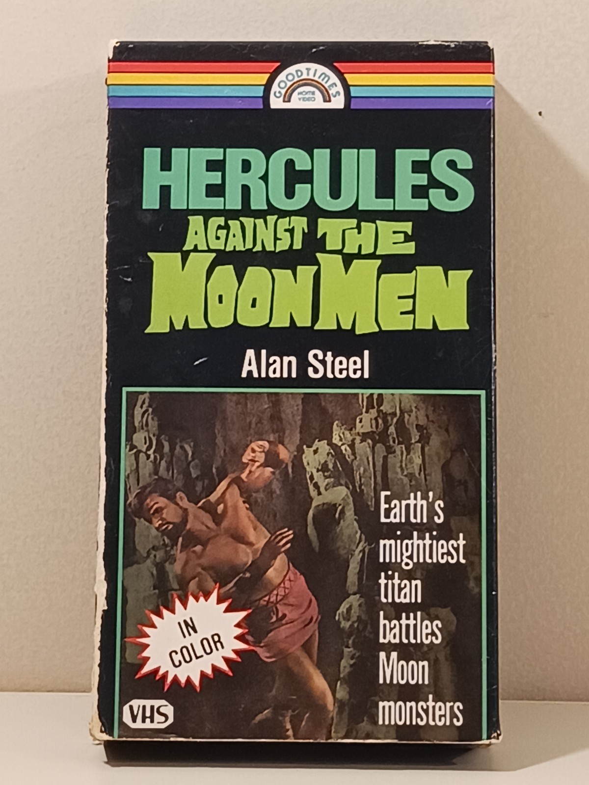 Hercules Against The Moon Men VHS 1987 Vintage Alan Steel VGT 5168