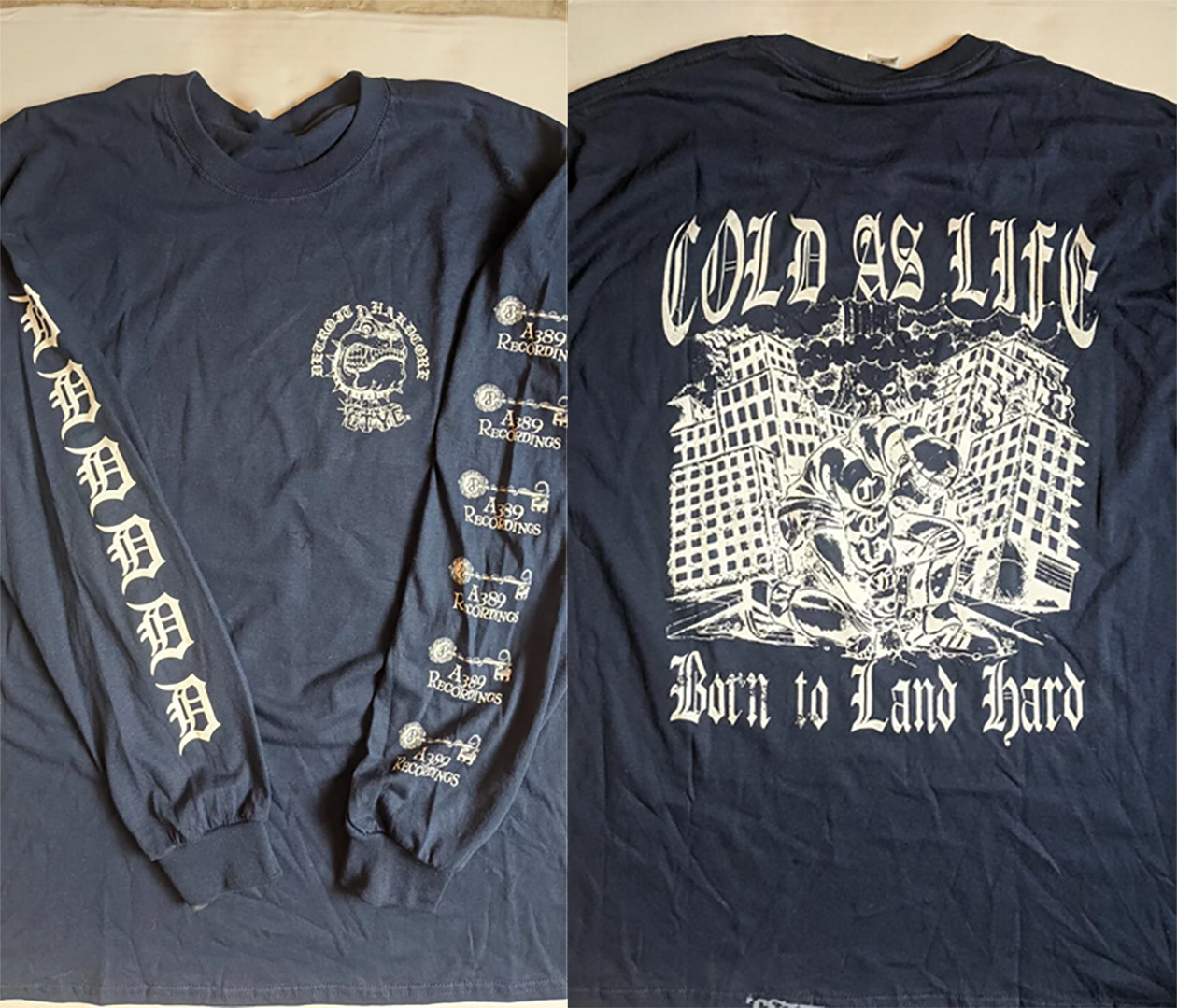 Cold As Life Longsleeve S-5XL All Size 2 side