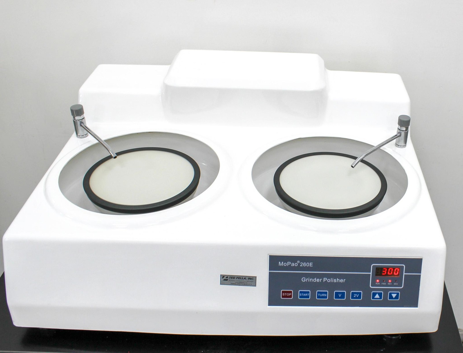 Ted Pella 812-200 Dual Grinder Polisher, 50-600 RPM, Used, Excellen (3376853)
