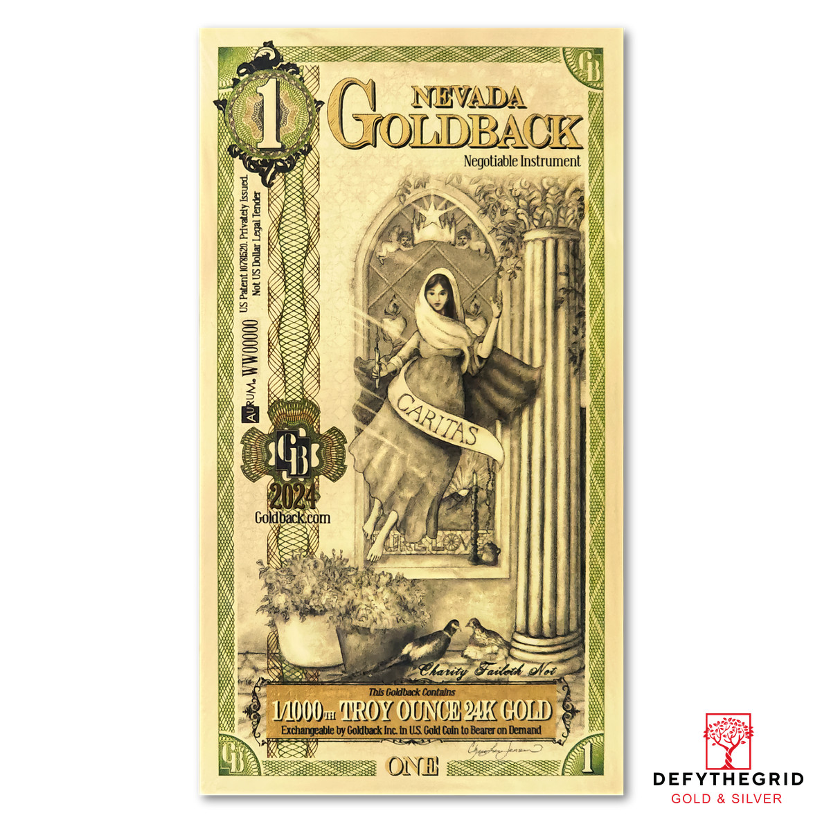 1 Nevada Goldback