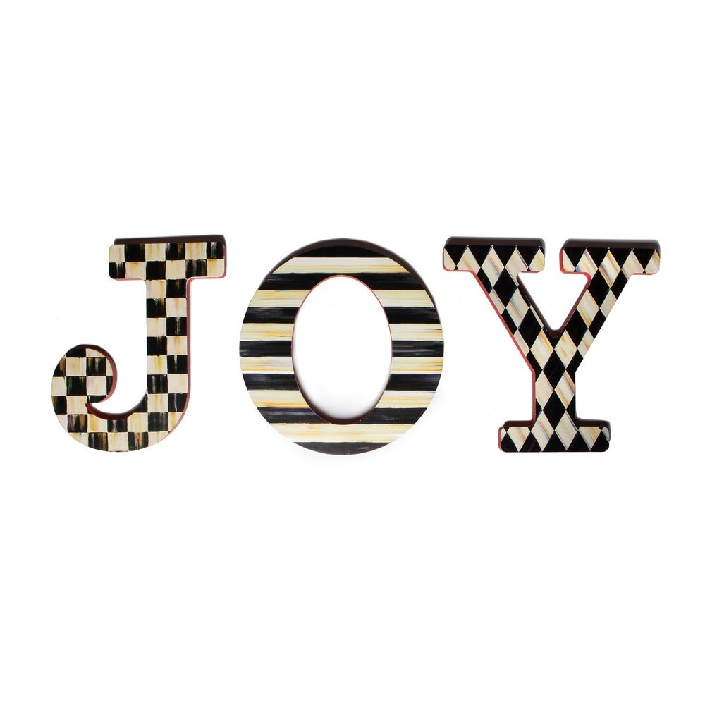 Brand New Mackenzie Childs JOY Sign