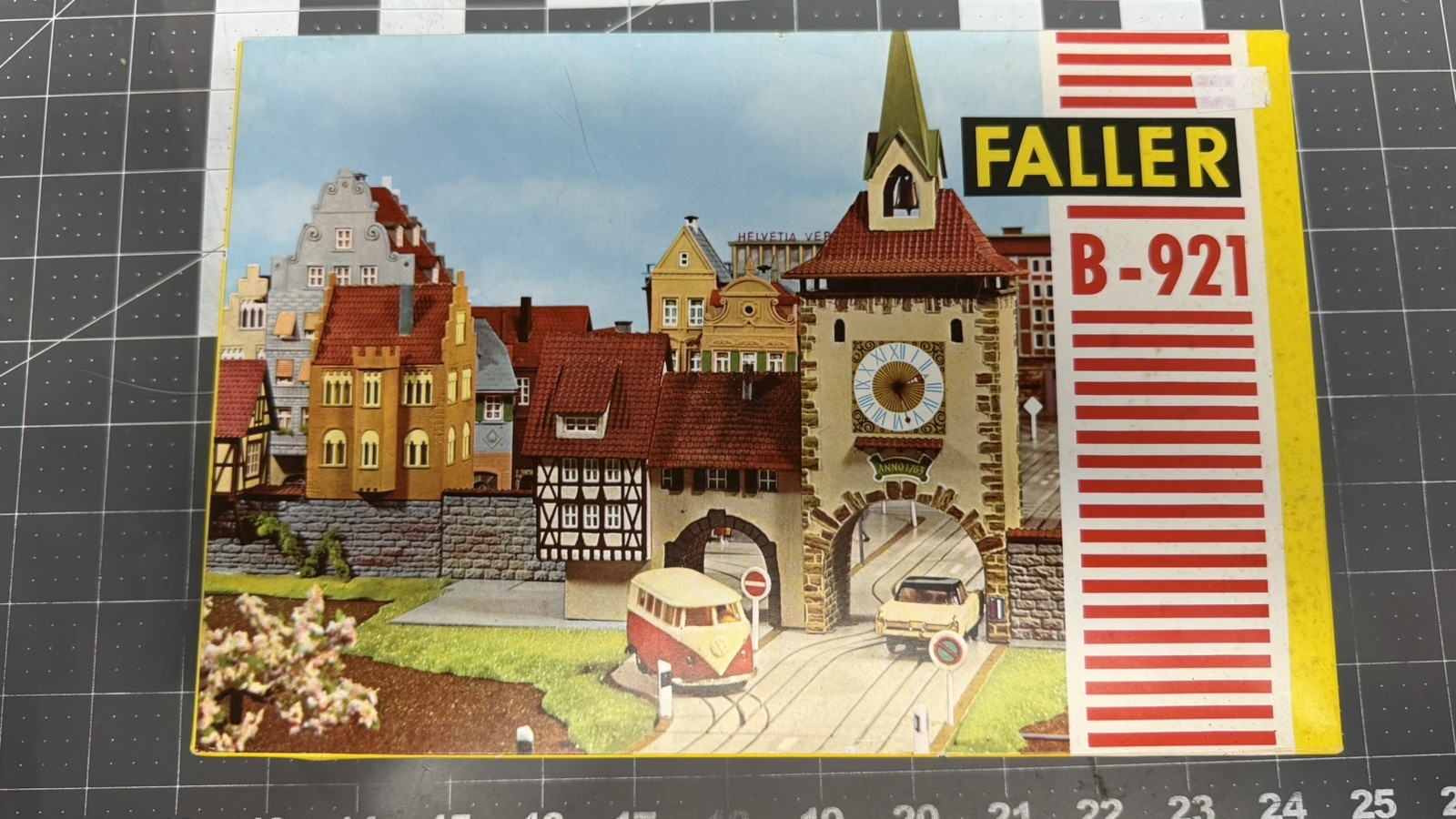 FALLER B-921 Stadttor mit Durchfahrt City Gate kit vintage Bausatz aus 1977 Rare