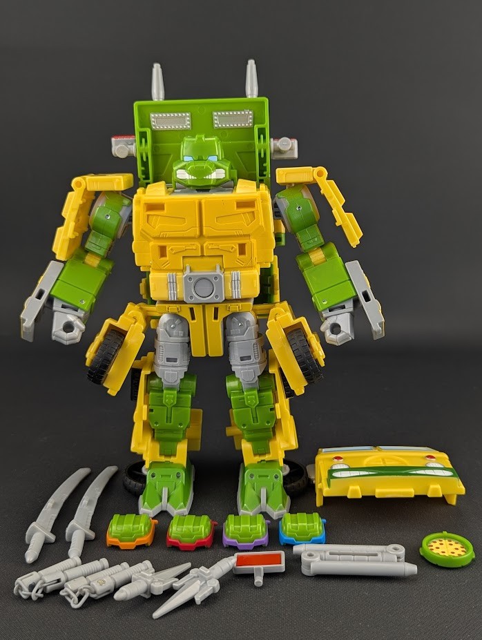 Transformers Teenage Mutant Ninja Turtles Party Wallop complete Hasbro TMNT Transformers Teenage Mutant Ninja Turtles Party Wallop complete Hasbro TMNT
