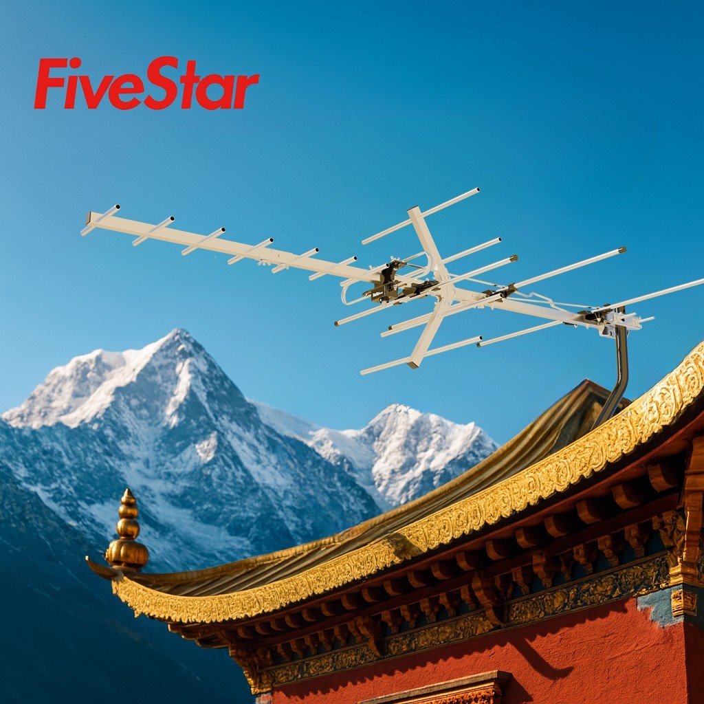 200 Mile Yagi Outdoor HDTV Antenna UHF VHF Long Range Roof Attic Mount Digital