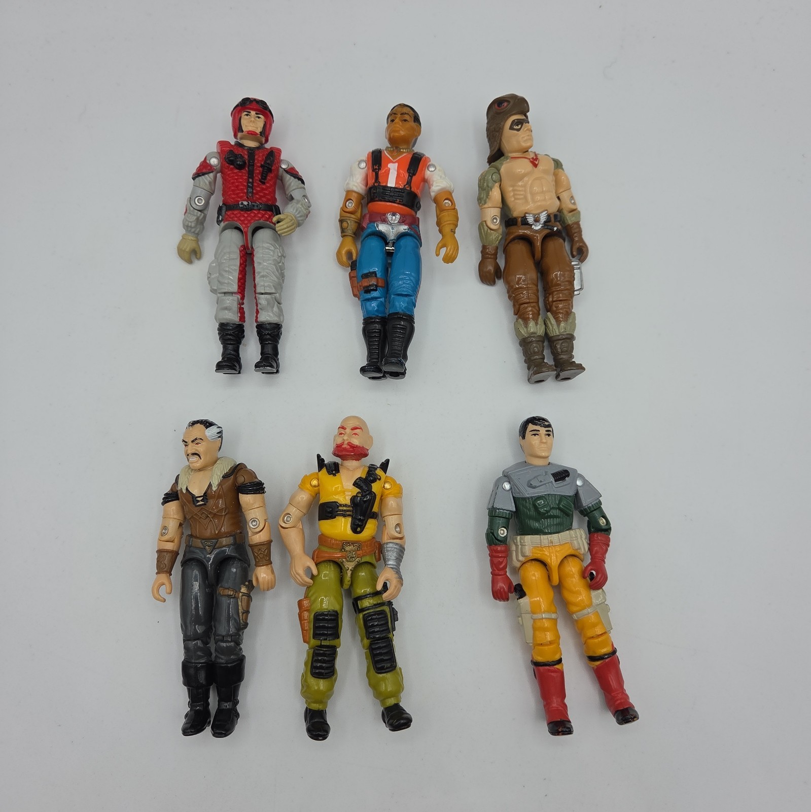 Vintage G.I. Joe ARAH Action Figures Lot of 6 Hasbro 3.75
