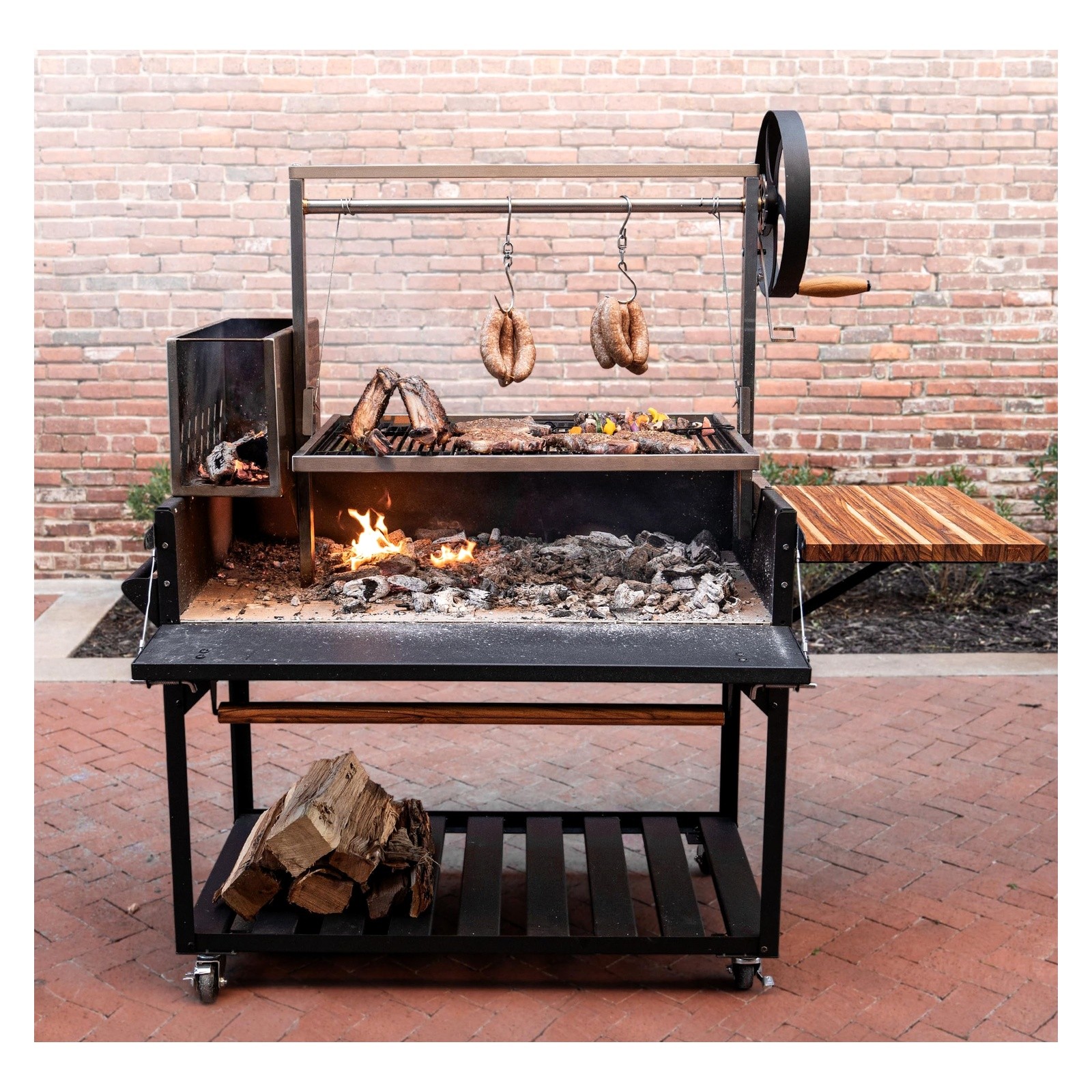 Backyard Discovery Argentine Santa Maria BBQ Grill with Brasero Outdoor