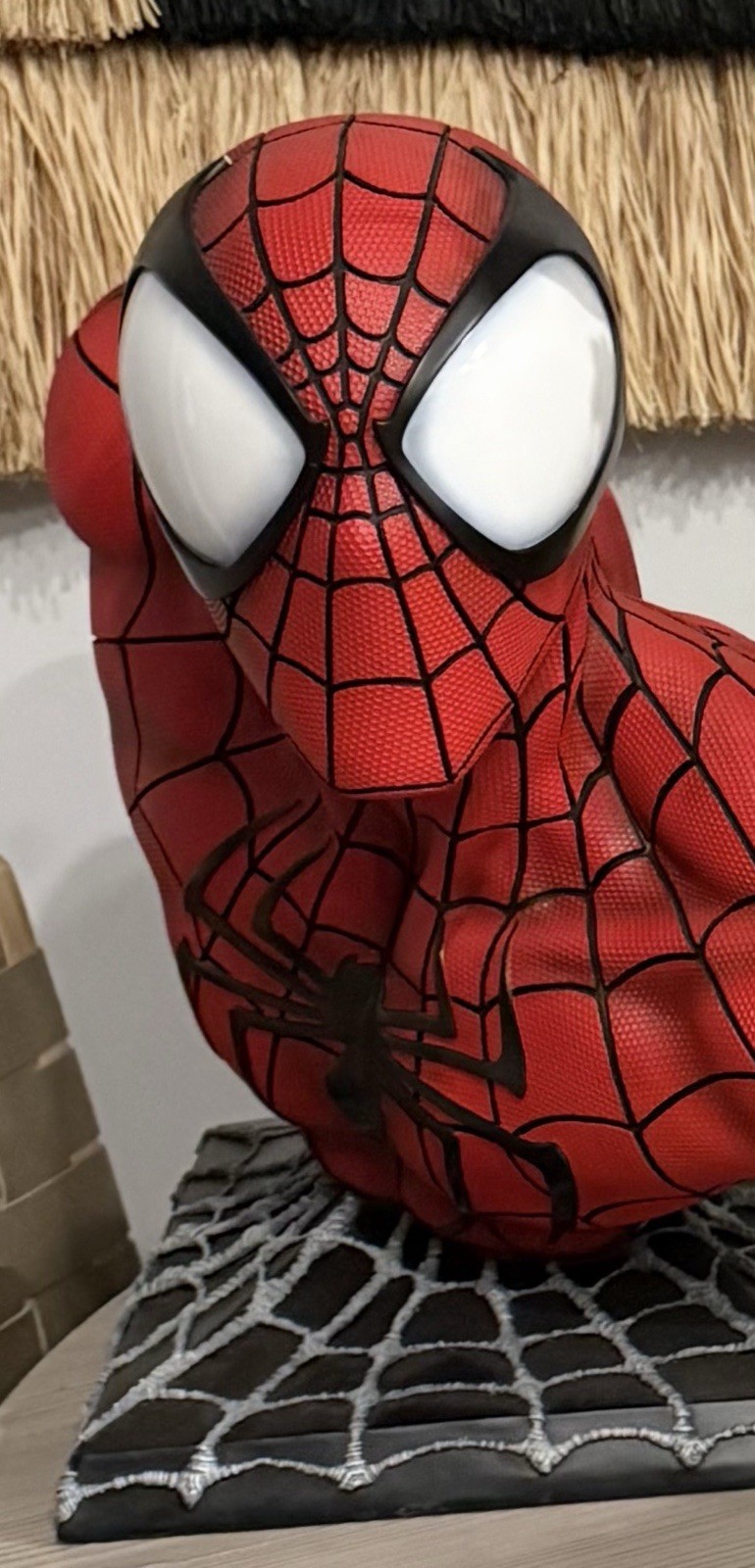 Custom Spiderman Life Size Bust Custom Spiderman Life Size Bust