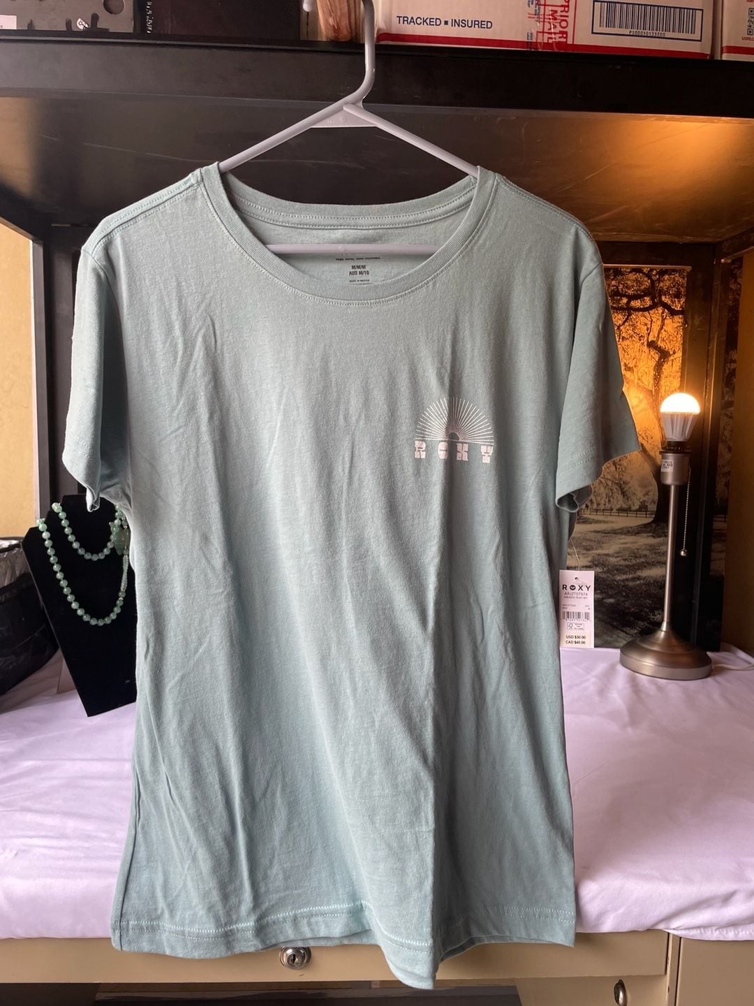 Roxy Paradise Peaks BFC Graphic T-Shirt Size M