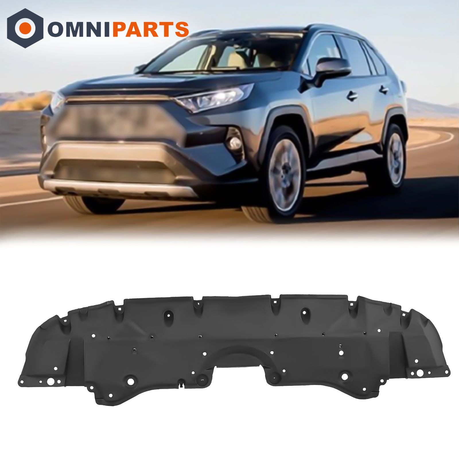For 2019-2024 Toyota RAV4 Front Engine Splash Shield Under Cover 514410R100