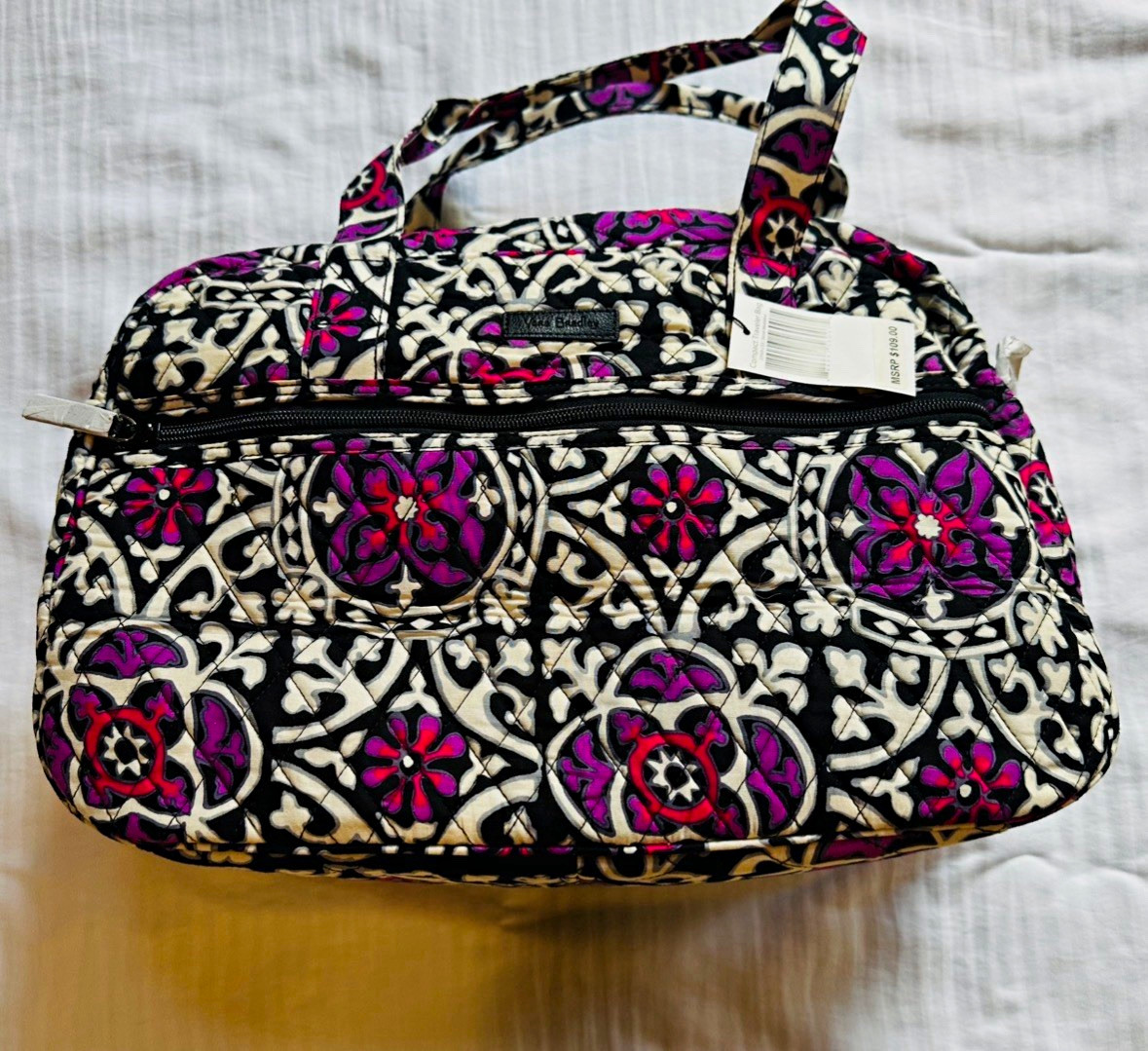 Vera Bradley Compact Traveler Bag in the Scroll Medallion NWT