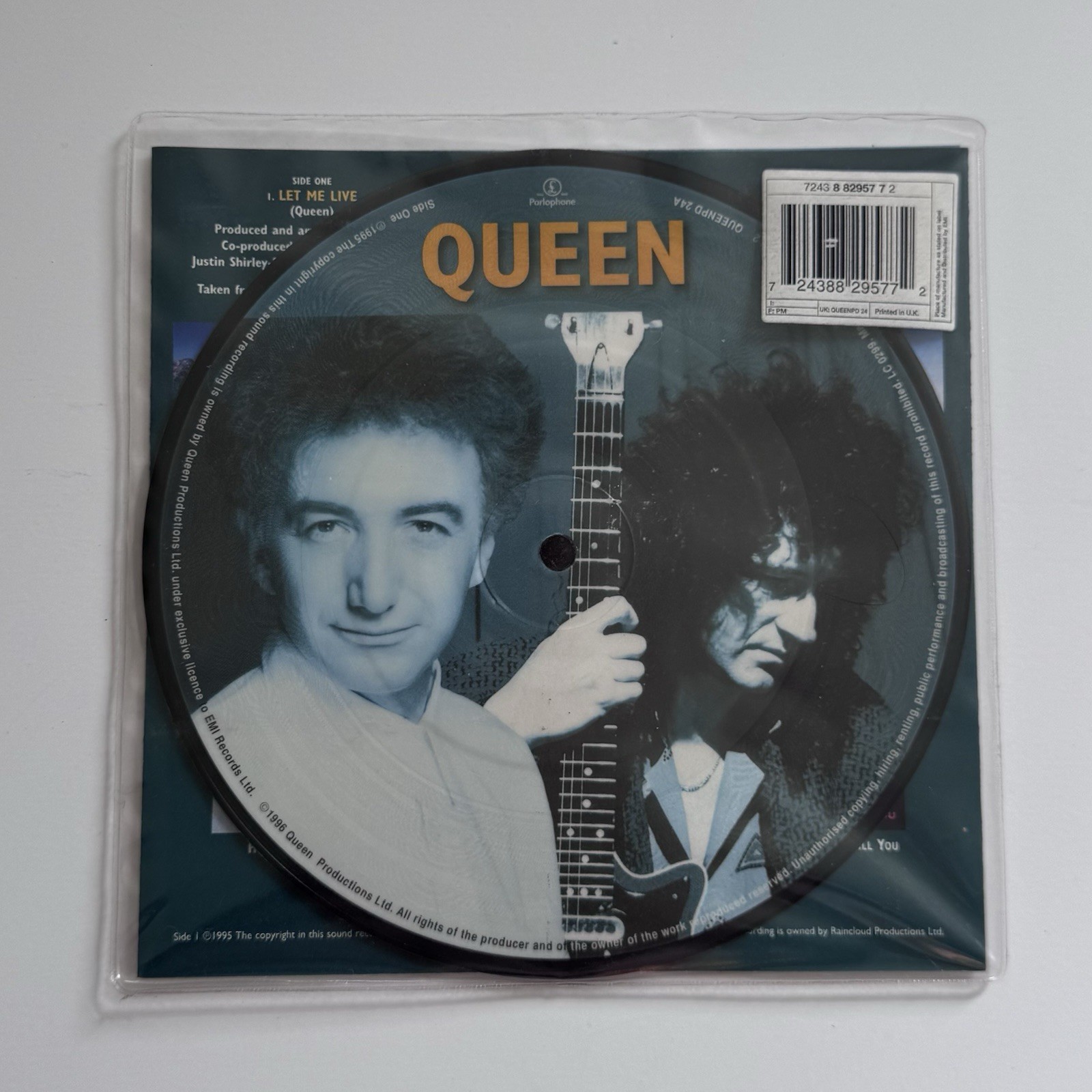QUEEN RARE 7 Picture Disc Vinyl Record QUEEN RARE 7 Picture Disc Vinyl Record