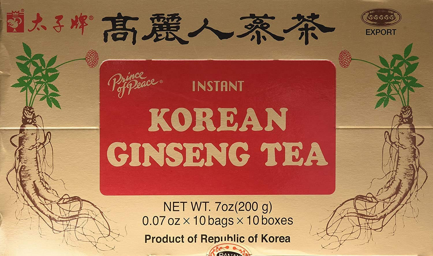 Prince of Peace Instant Korean Panax Ginseng Tea - 100 Count Prince of Peace Instant Korean Panax Ginseng Tea - 100 Count