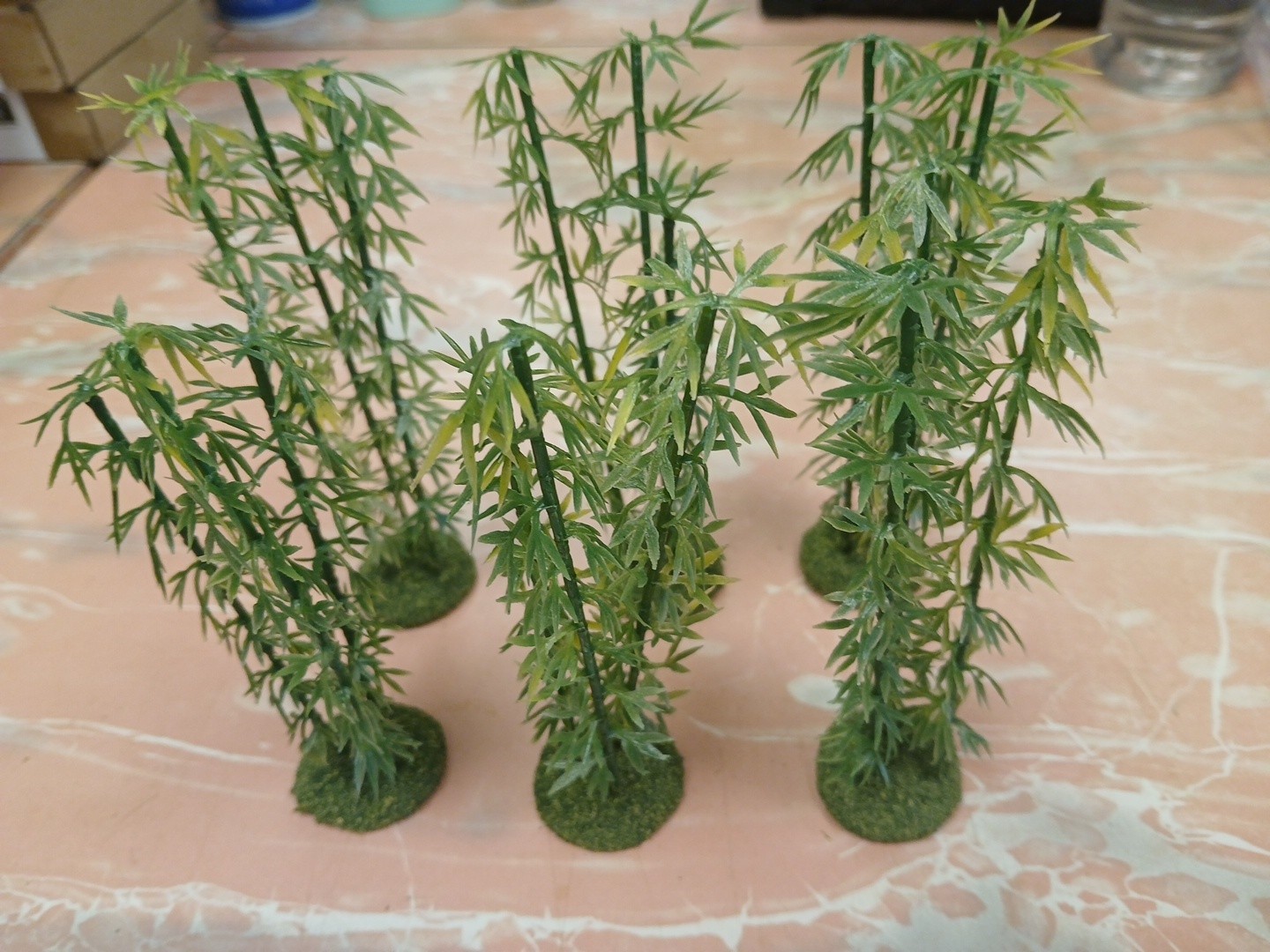 18 Model Based Jungle Bamboo Grove wargaming scenery terrain 4-5 18 Model Based Jungle Bamboo Grove wargaming scenery terrain 4-5