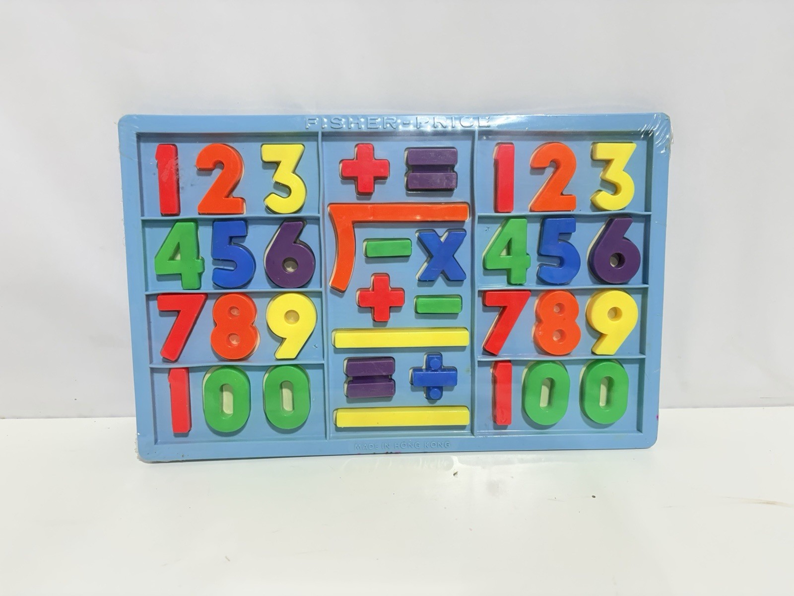 Vintage 1970s-80s Fisher Price Magnetic Alphabet & Number Trays Complete NEW Vintage 1970s-80s Fisher Price Magnetic Alphabet & Number Trays Complete NEW