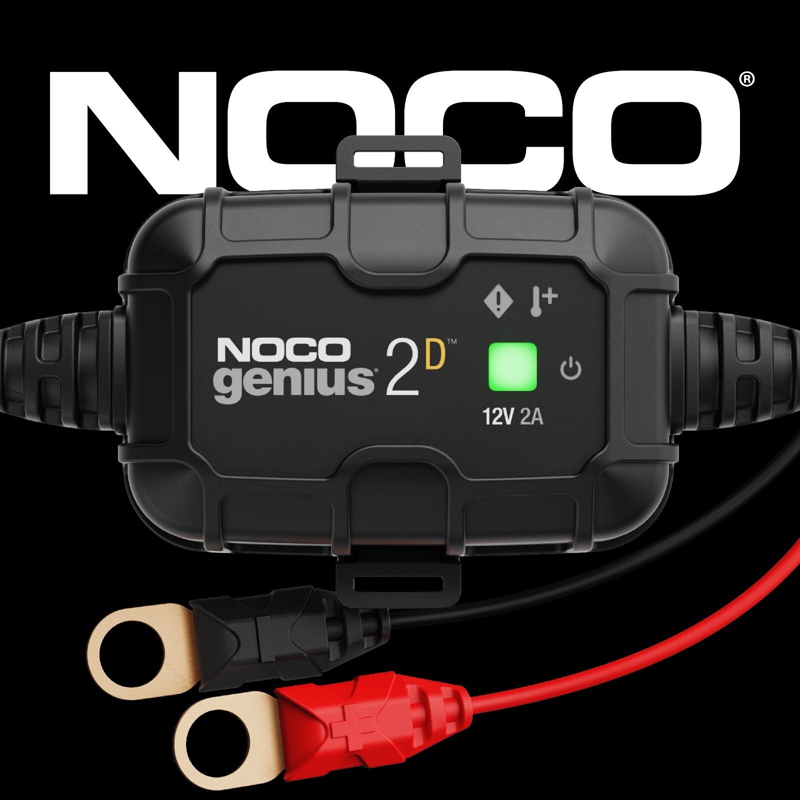 NOCO GENIUS2D 12V 2A Onboard Battery Charger, Trickle Charger and Maintainer NOCO GENIUS2D 12V 2A Onboard Battery Charger, Trickle Charger and Maintainer