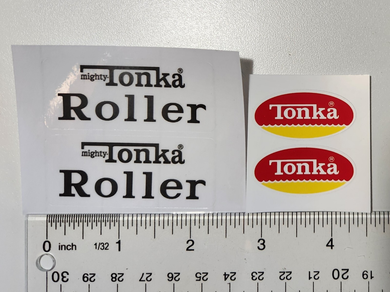 Mighty Tonka Roller Sticker Set 1974 To 1975 Mighty Tonka Roller Sticker Set 1974 To 1975
