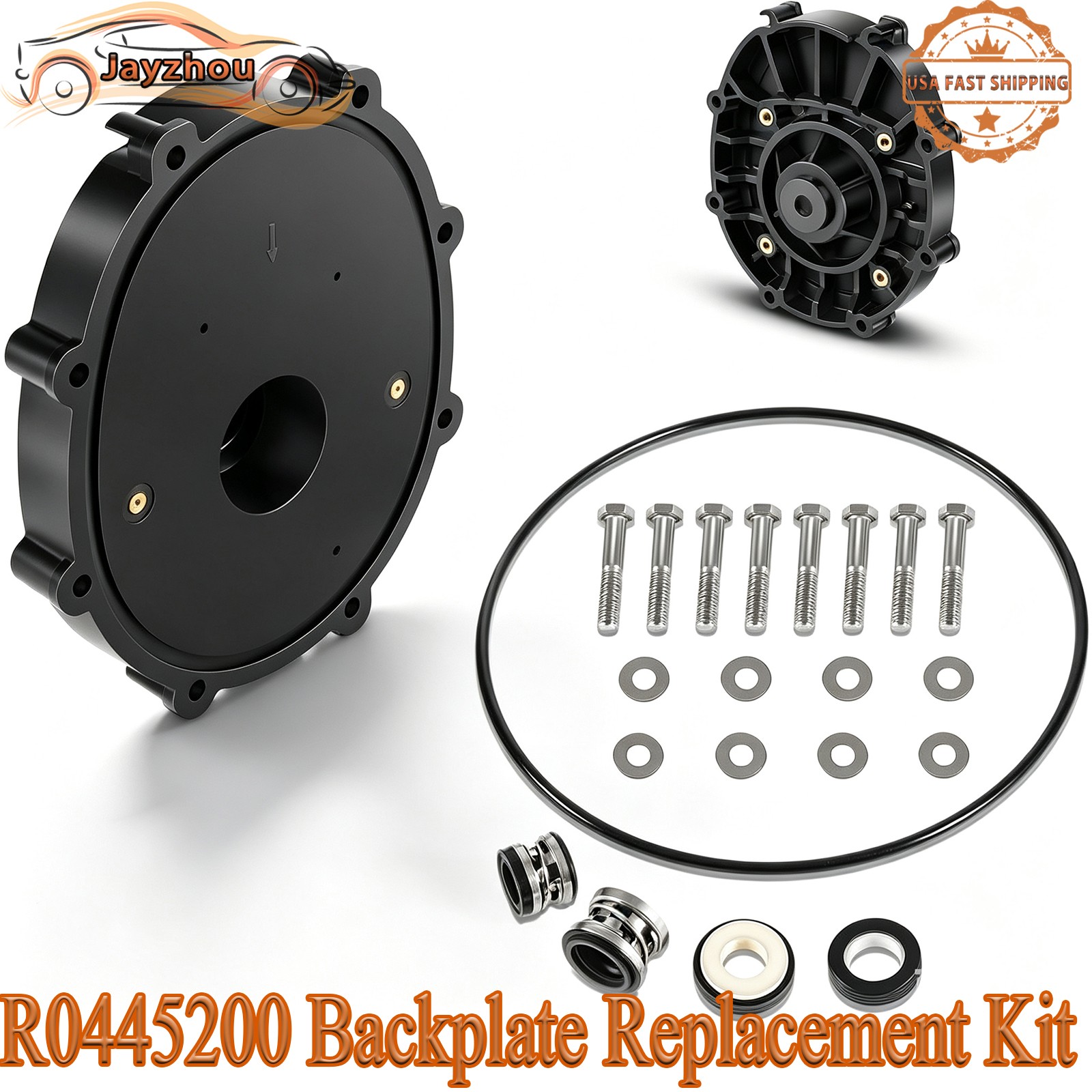 R0445200 Backplate Impeller for Zodiac Jandy ePump, Stealth, PlusHP, Waterfall