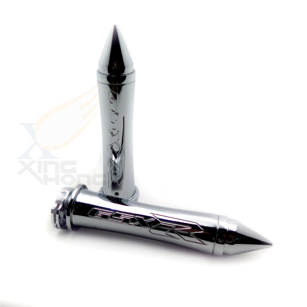 Custom 7/8”Handlebar grip for SUZUKI GSXR 1000 2010 2012 2013 2014 2015 CHROME