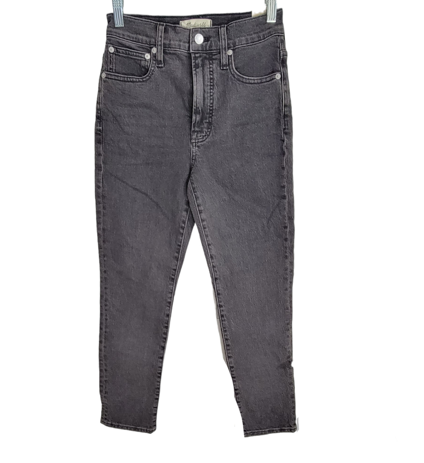Madewell Womens Gray Denim The Perfect Vintage Jeans Straight Leg Size 24P NWT