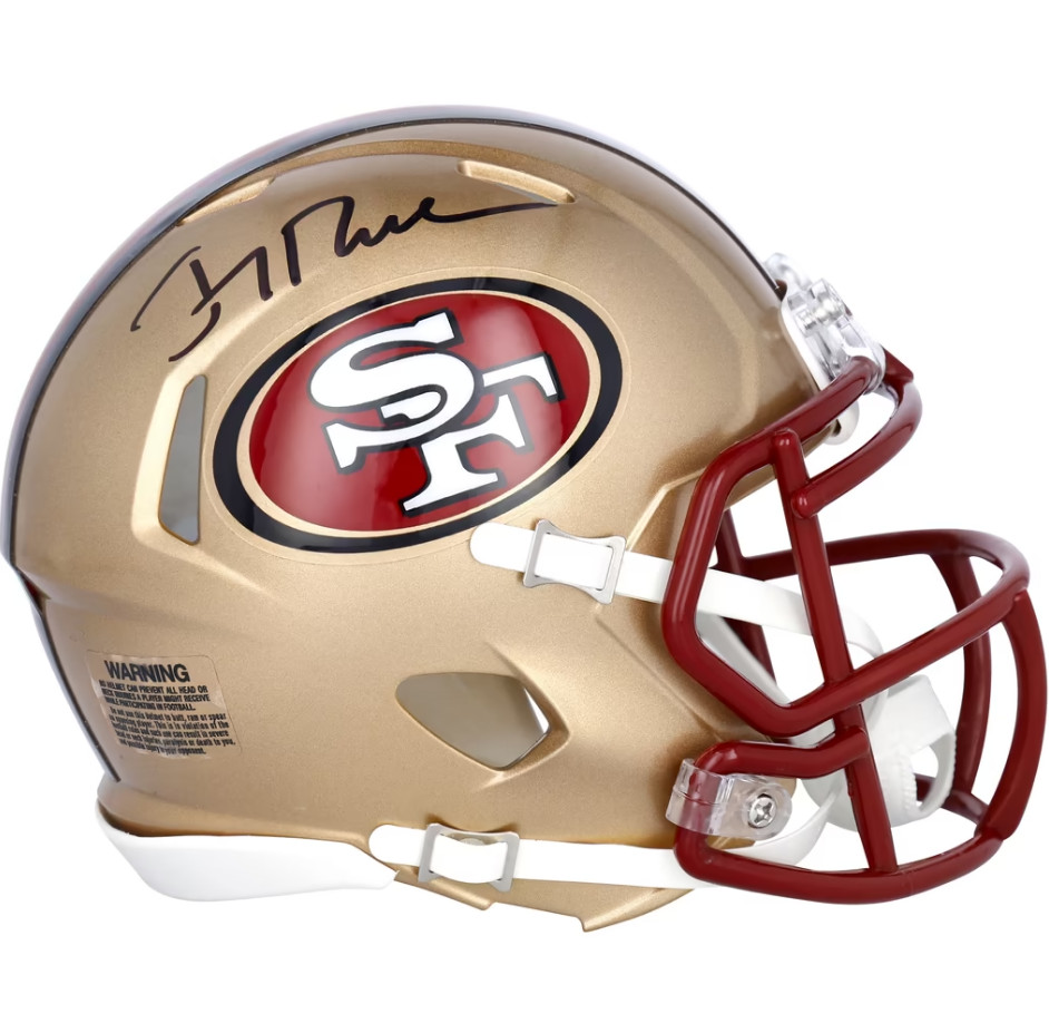 Jerry Rice San Francisco 49ers Fanatics Authentic Autographed Riddell 1996-2008 Jerry Rice San Francisco 49ers Fanatics Authentic Autographed Riddell 1996-2008