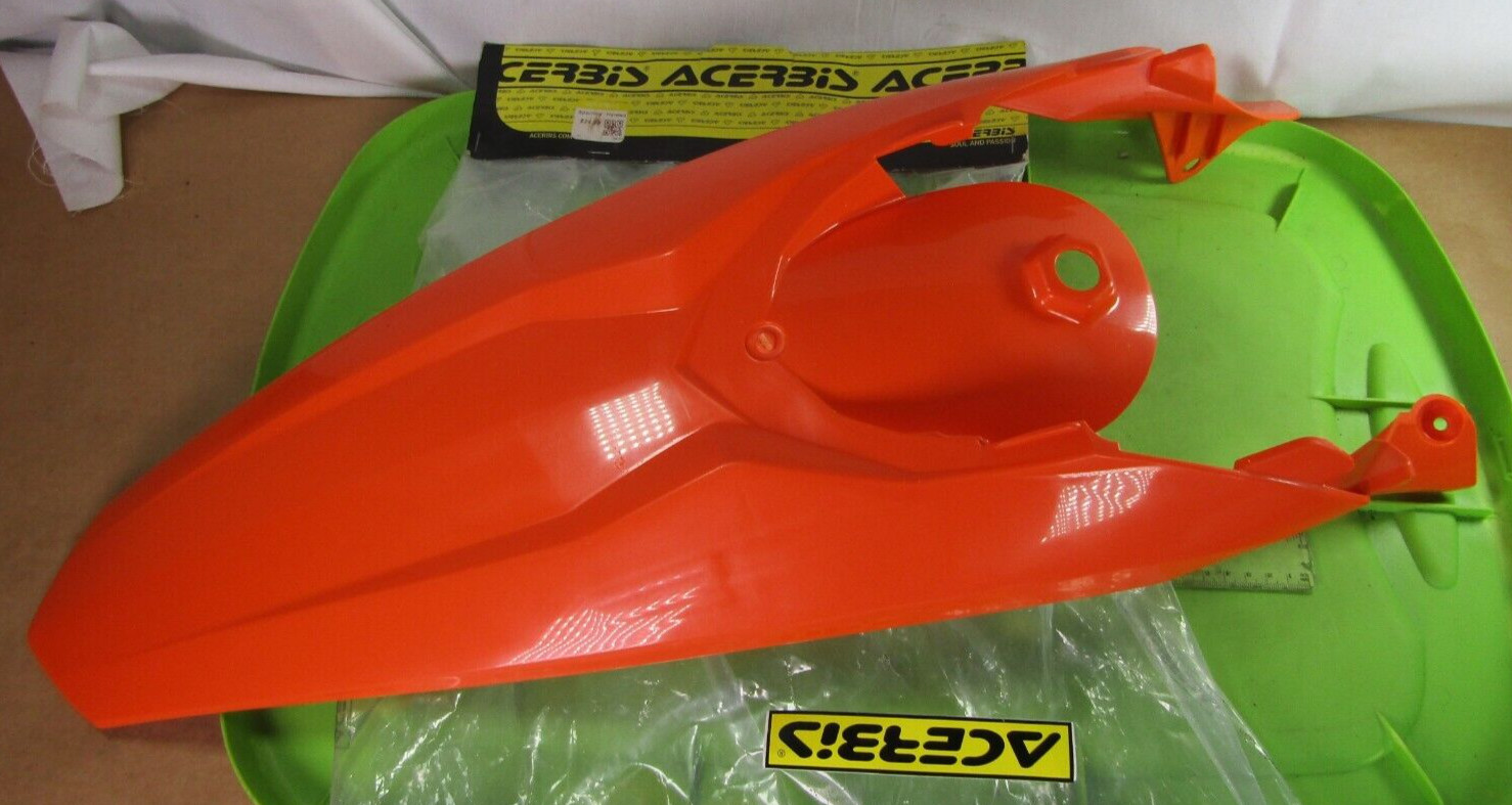 Acerbis NOS Orange Rear Fender 2012-13 KTM EXC EXC-F p/n 0016232-010 2250380237