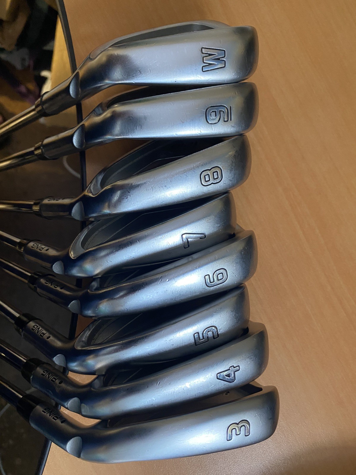 PING i210 Iron Set 3-PW,Dynamic Gold Eztra Stiff Black Dot