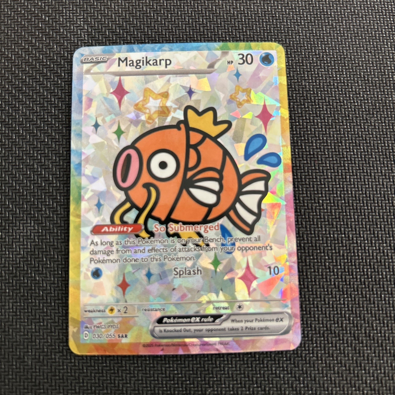 Pokemon Magikarp Special Doujin Art Starry Holo Card Pokemon Magikarp Special Doujin Art Starry Holo Card