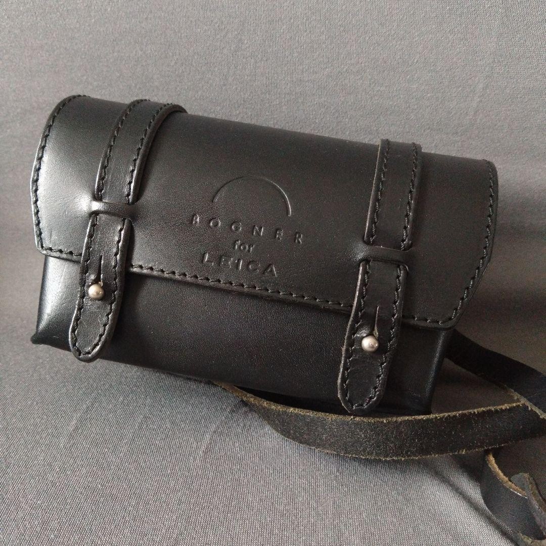 Bogner for Leica Genuine Leather Camera Shoulder Bag Black From Japan