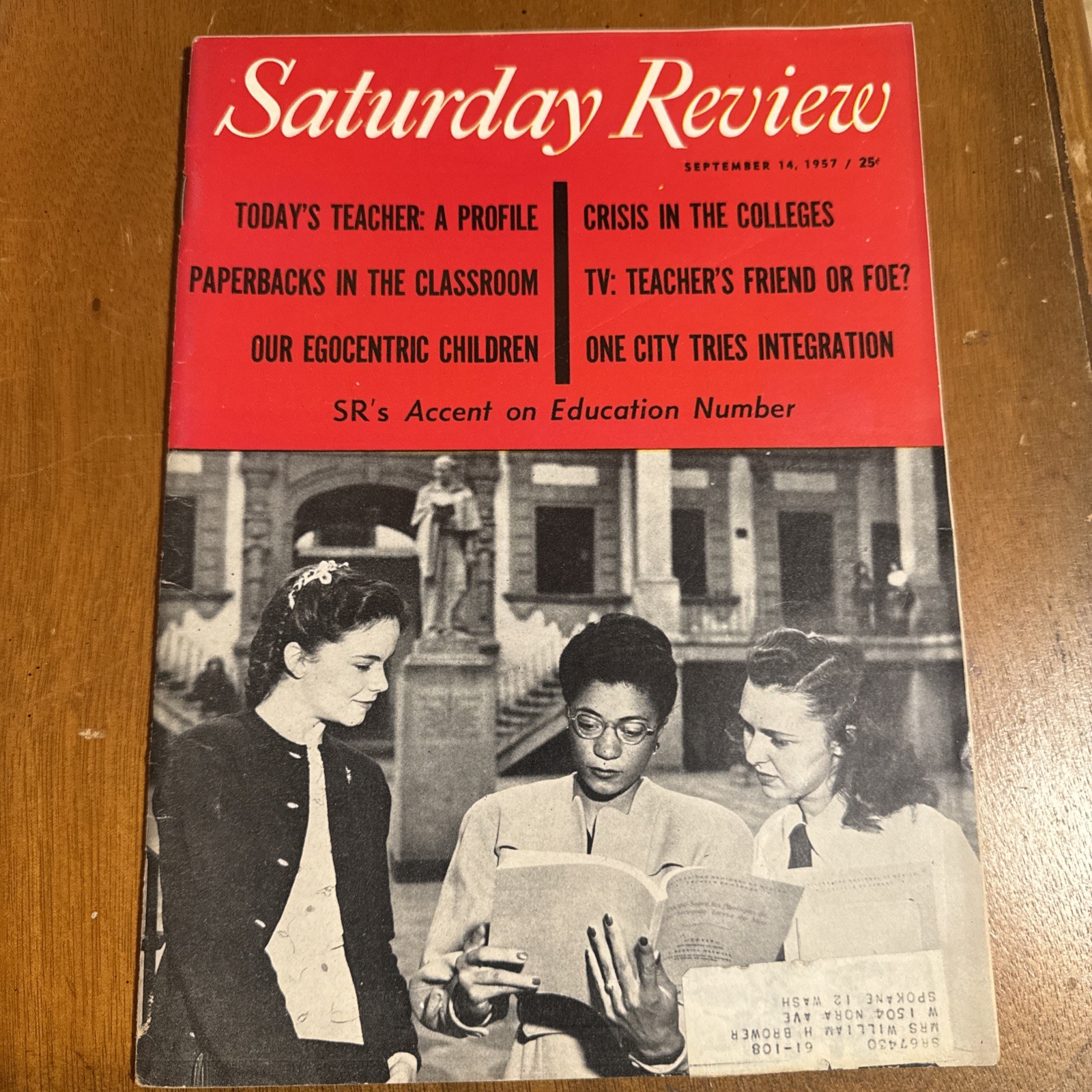 Saturday Review Sept 14 1957 School Integration Civil Rights Louisville Educatio