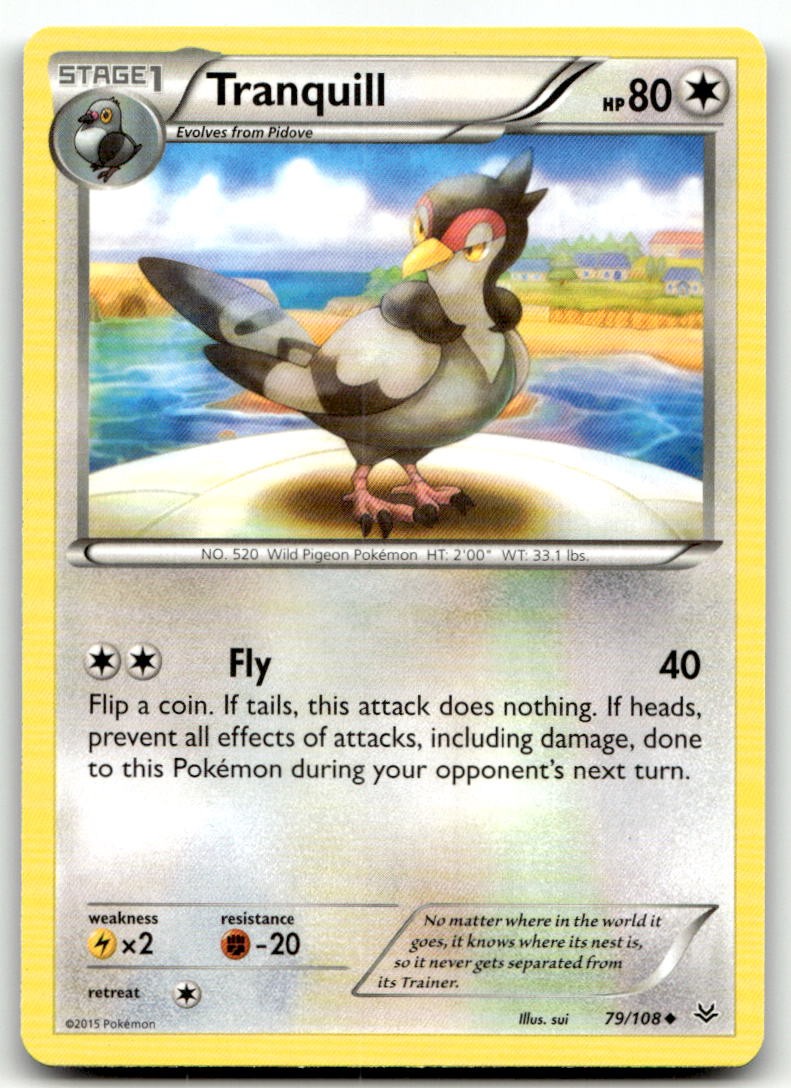 Tranquill 79/108 XY - Roaring Skies Uncommon NM Tranquill 79/108 XY - Roaring Skies Uncommon NM