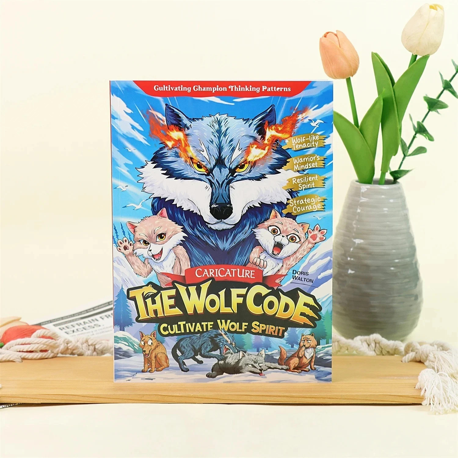 The-Wolf Code Cultivate Wolf Spirit Growth Mindset Children's Book English The-Wolf Code Cultivate Wolf Spirit Growth Mindset Children's Book English