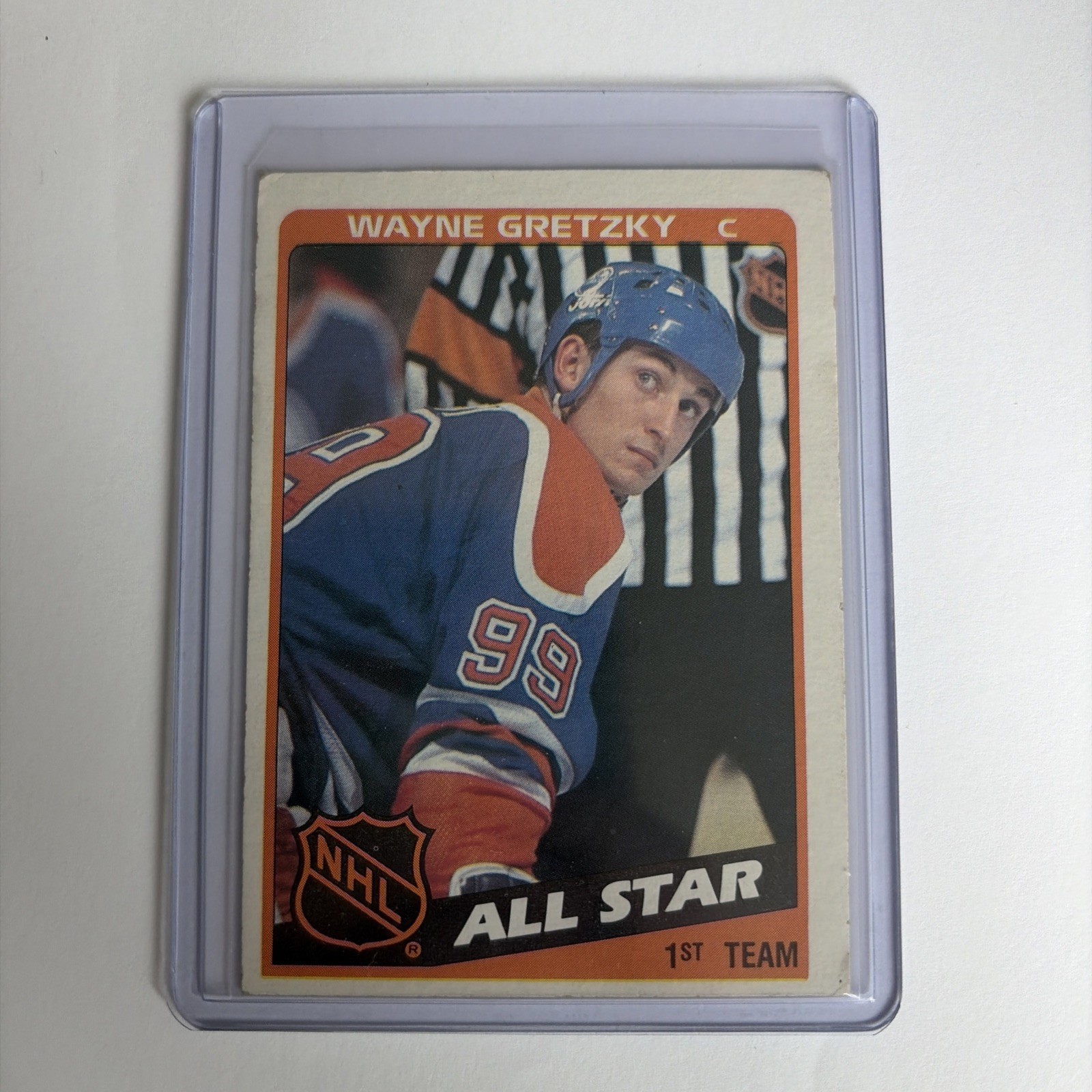 original vintage 1984-85 Topps All Star #154 Wayne Gretzky AS EX SEE PHOTOS original vintage 1984-85 Topps All Star #154 Wayne Gretzky AS EX SEE PHOTOS