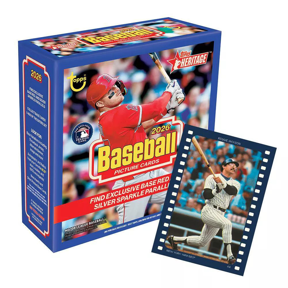 2026 Topps Heritage Chrome + Inserts 2-Card Minimum **Buy More, Save More**