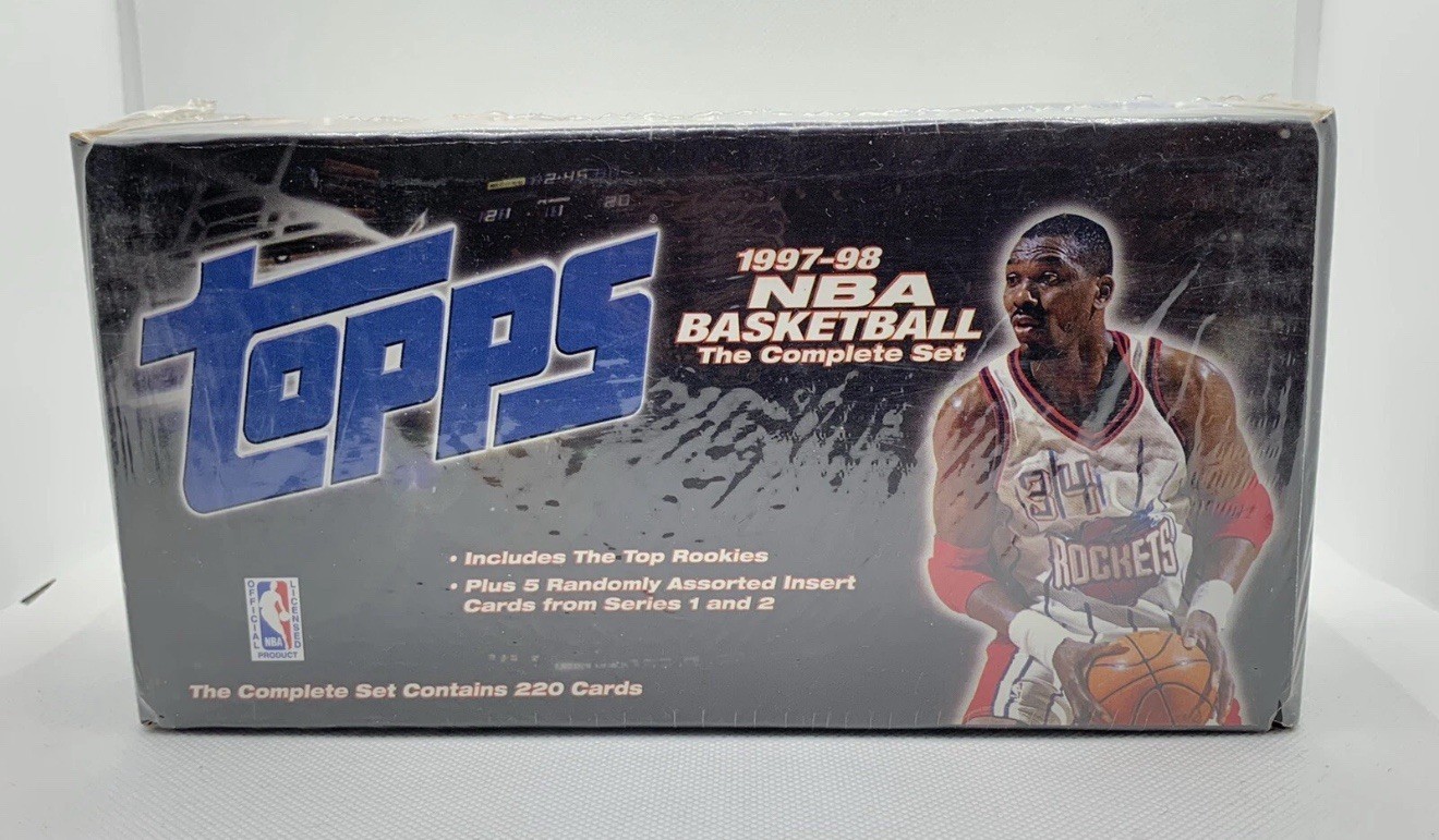 1997-98 Topps NBA BASKETBALL Complete Factory Sealed Set 1997-98 Topps NBA BASKETBALL Complete Factory Sealed Set